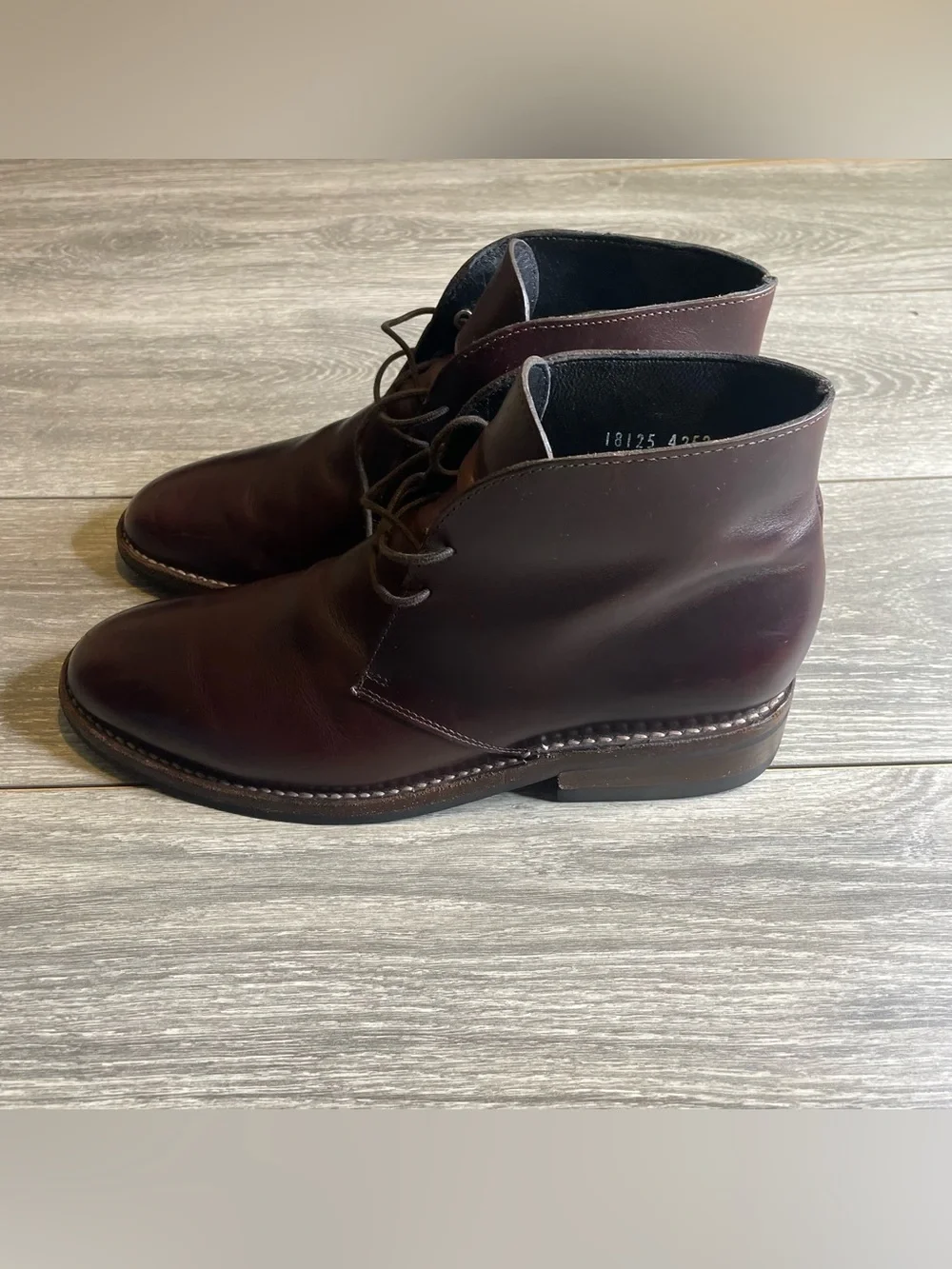 Thursday Boot Co. Everyday CHUKKA  Leather Boots Shoes Dark Brown Men’s Sz 8.5